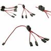 1/10 RC Car Crawler Controller Switch 4 Way LED Light Cable Y Wire Model Car TRX-4SCX10 DIY Replacement 1/10