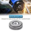 Saipor 5/8-11 Inch Thread Angle Grinder Flange Nut, Self Tightening Quick Release Locking Nut for Angle Grinder with 5/8"-11 Threaded Spindle