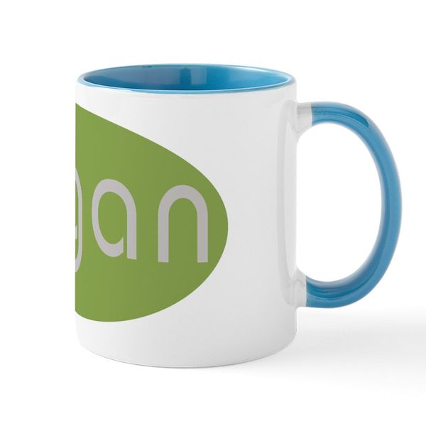 CafePress Vegan Mug 11 oz (325 ml) Ceramic Coffee Mug