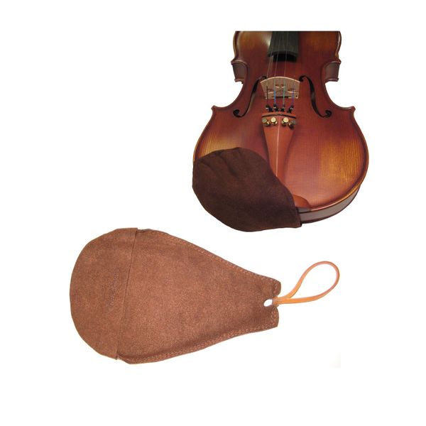 Chin Smart Chinrest Cover for Violin and Viola-Brown