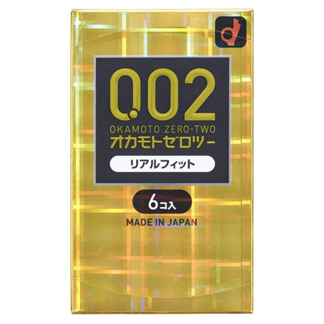 Okamoto Zero Two 0.02ml Real Fit 6 Pieces