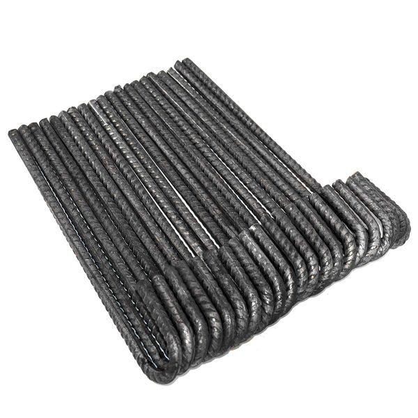Deerbusters 18in Rebar Ground Stakes - Heavy Duty J Hook (16 Pack)