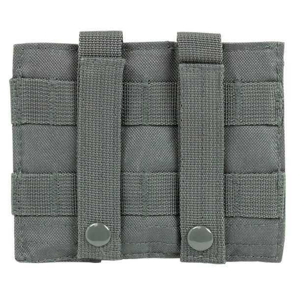 NC Star Triple Pistol Mag Pouch, Urban Gray