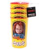 Silver Buffalo Chucky “Good Guys” 4 pack Plastic Cup Set, 22 Ounces