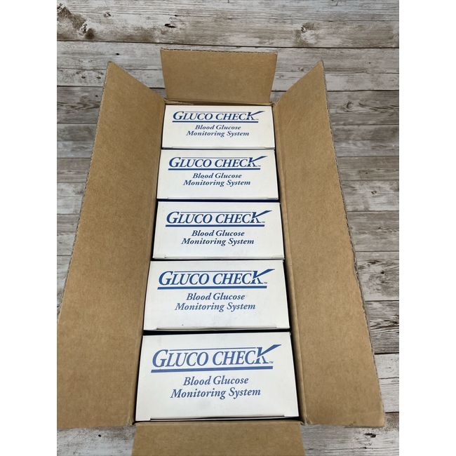 Lot 5 glucose meters GLUCO CHECK DDI Blood Glucose Meter New in Box