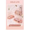 YAYAMIYA Eyeshadow, Cute, Honeyhive, 12 Colors, Makeup Palette, Honeysugar Tea Powder, Eyeshadow, INS Eyeshadow, Blush Dual Use, Waterproof, Sweat Resistant, High Color, Long Lasting, 0.4 oz (10.8 g), 02 Honey Tea Milk Coffee)