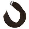 Ugeat Darkest Brown Tape Hair Extensions Real Human Hair 12 Inch Tape in Hair Extensions #2 30G Real Human Tape in Hair Extensions Human Hair Extensions Tape Hair Extensions Tape in