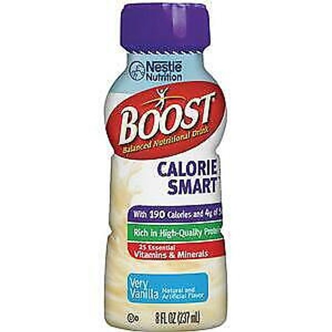 Boost Calorie Smart 8 oz, Very Vanilla Case of 24