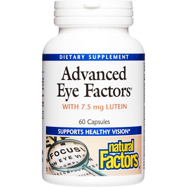 Natural Factors Advanced Eye Factors, 60 Capsules