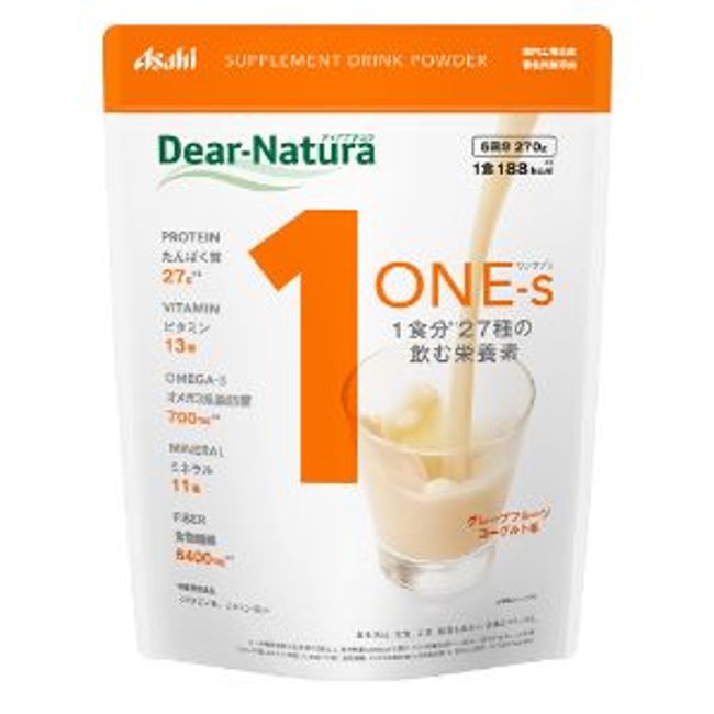 &quot;Asahi Group Foods&quot; Dear Natura One Supplement Grapefruit Yogurt Flavor 270g