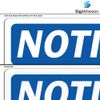Back In Or Pull Out On Green Only ANSI Warning Sign Metal Plastic Decal