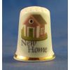 Birchcroft Porcelain China Collectable Thimble - New Home