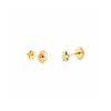 9ct Yellow Gold flower Children's Earrings
