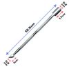 zalati Nail Art Pusher with Dual Tips Stainless Steel Nail Gel Polish Remover for Manicure Pedicure Cuticle Nail Care Cleaner