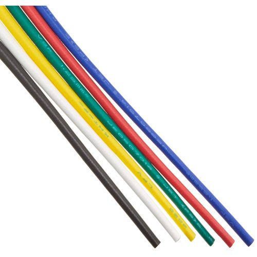 Kyowa Harmonet Single Core Vinyl Cord VSF 1.25SQ 1mX6 Colors Black White Red Yellow Green Blue