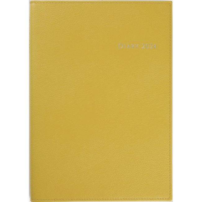 Takahashi No. 968 Notebook, Starts April 2024, A5, Weekly Desk Diary, Casual, 8, Mustard