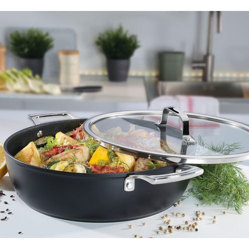 Spring Meridian Intense Pro Tempered Glass/Stainless Steel Lid, 11-Inch