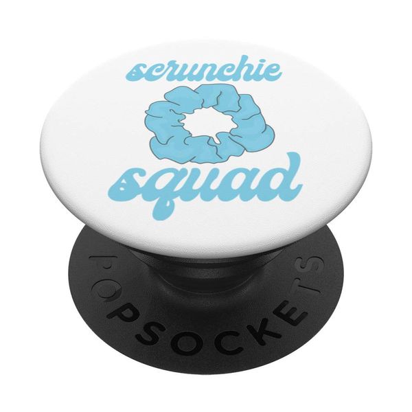 Scrunchie Squad Fun Hair Scrunchie Lover PopSockets with Interchangeable PopGrip