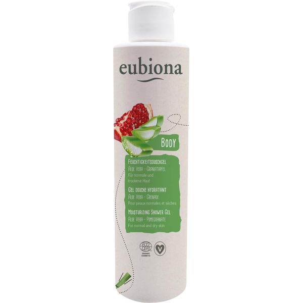 Eubiona Moisturising Shower Gel Aloe Vera Pomegranate (1 x 200 ml)