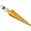 Large Metal Countersunk Titanium Step Drill Bit Size: 3-12mm BI106 Durable and Practical Drill Bit for Metal