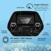 LCD Metal Detectors Waterproof Gold Digger Deep Sensitive Hunter Coil Searcher