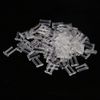 3 Types 100pcs New Plastic Compression Sleeves, Rimless Frames Sleeves Repair KitsEyeglasses