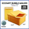 250 #4 9.5x14.5 ECOSWIFT KRAFT BUBBLE MAILERS PADDED ENVELOPES