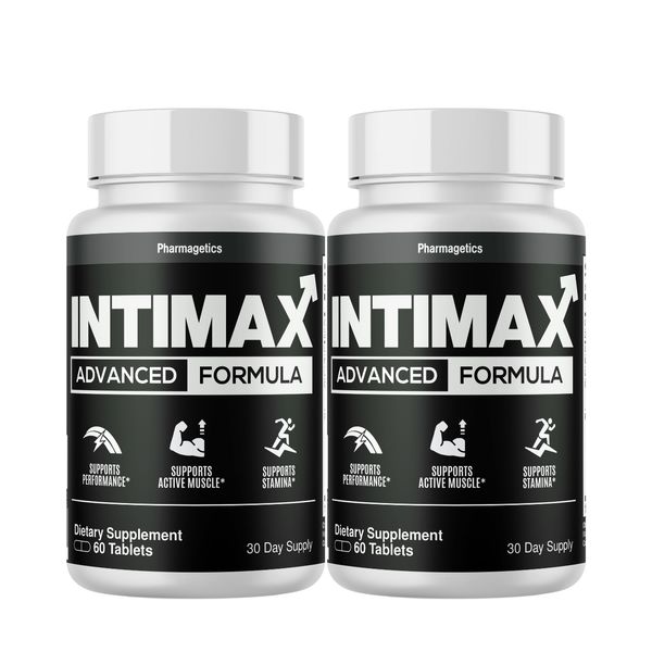 Intimax Advanced Formula For Male Stamina, Performance Support - 2 Bottles