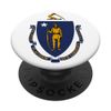 Massachusetts Flag PopSockets Grip and Stand for Phones and Tablets