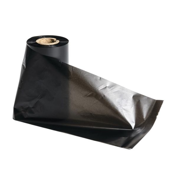 HellermannTyton TT100OUTSM Thermal Transfer Ribbon, 100 Resin, 4.33" X 242', .50" Core, Black