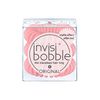 Invisibobble Original Elastic Hair Elastic Matte Pink x 3 I Spiral Elastic for Women and Men, Streak-Free Hair Elastics