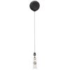 TRUSCO Clip with Reel Black TRBK
