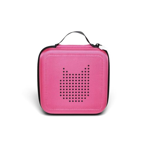 tonies Carry Case, Toy Box Storage and Travel Case for Audio Characters, Hardshell Case for up to 20 Figurines for use with Your Toniebox Portable Speaker (Sold Separately), Ages 3+, Colour: Pink