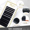 Easy Fan Lashes Quewel Russian Volume Lash Extensions 0.10 D Curl 13mm Reusable Box Russian Lashes Volume Lash Extensions Self Fanning Eyelash Extensions Automatic Blooming Lash Extensions(0.10-D-13)