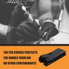 Tattoo Machine Pen Covers - Yuelong 200pcs Black Tattoo Pen sleeves Disposable Tattoo Machine Sleeves Plastic Pen Type Bags for Tattoo Aftist