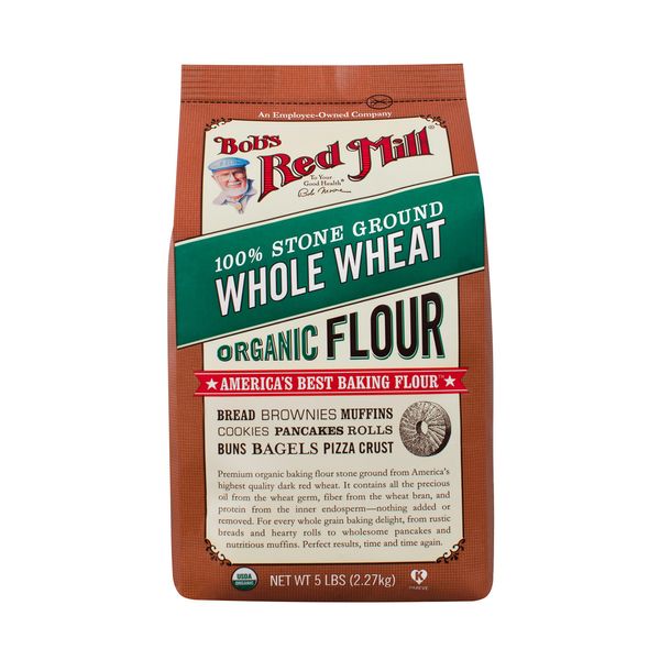 Bob's Red Mill Organic Whole Wheat Flour, 5 Pound