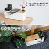Hachibanya Cable Box, Cable Storage, Cord Storage, Hide Wiring, Wire Organization, White (S)