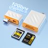 4 in 1 CFExpress A Card Reader - 10Gbps USB C & USB A CFexpress Type A & SD 3.0 Card Reader for Windows/Mac/Linux/Android