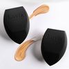 Makeup Sponge Set in Diamond Shape Luvia Cosmetics Makeup Blender Black