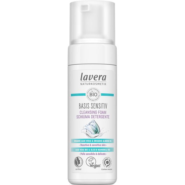 Lavera Organic Basic Sensitiv Calming Cleansing Foam 5.07 fl oz