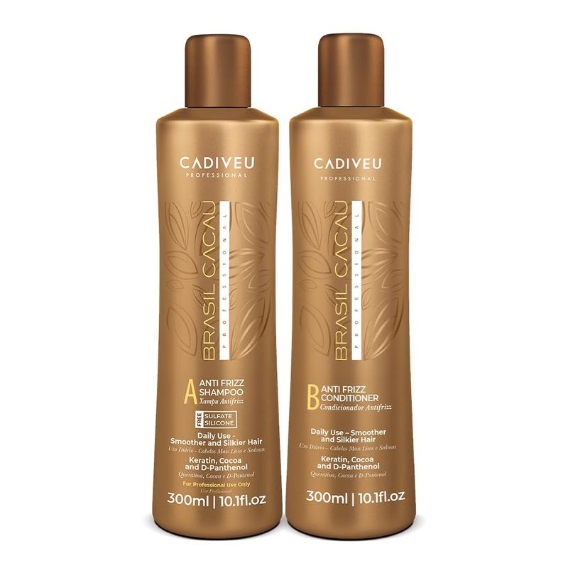 Generic Professional Brasil Cacau Anti Frizz Shampoo + conditioner 300 ...