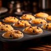 YSAMAX Non-Stick Sturdy 12 Cupcake Baking Muffin Tray, Innovative Baking Solutions, Elevate Your Baking, Pudding Baking Pan, Space Saving Design, (1PCS)