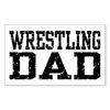 CafePress Wrestling Dad Rectangle Sticker Rectangle Bumper Sticker Car Decal