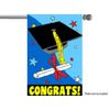 28x40 Printed Congrats Graduation Pole Sleeve 28"x40" Flag Banner