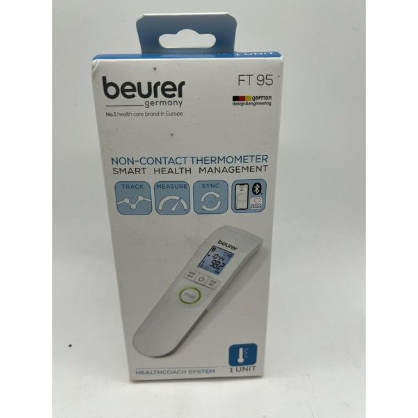 Beurer Non-Contact Thermometer Smart Health LED LASER No Touch Bluetooth FT95