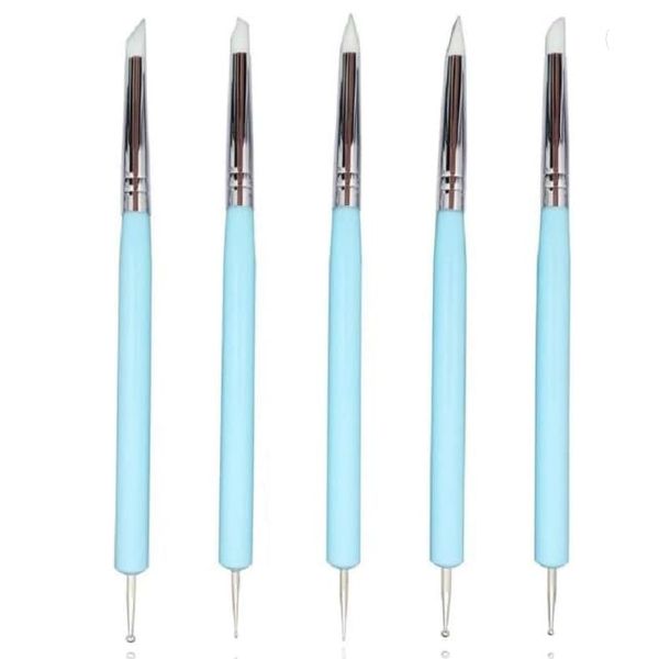 Rubber Making Rods, Set of 5, 10 Types, Clay Carving, Nail Point Drill, Nail Art, Clay Crafting, Clay Tools, DIY Modeling, Multi-functional