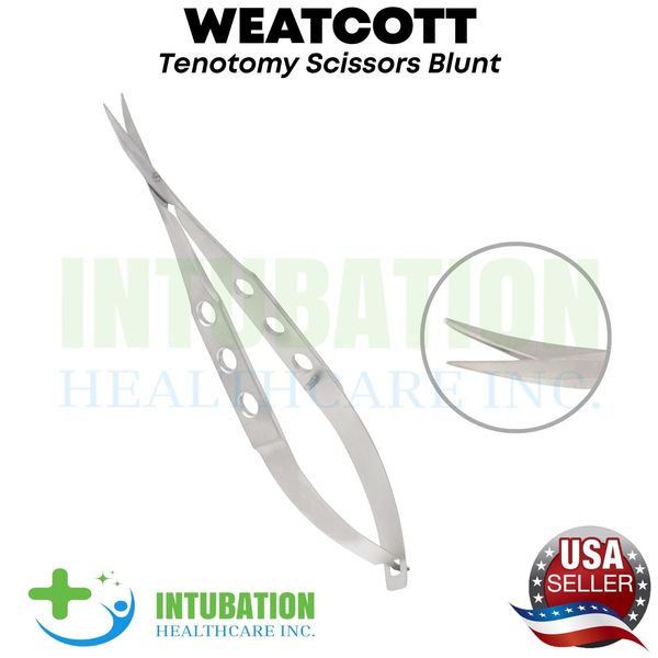 Westcott Tenotomy Scissors Blunt Curved Surgical Eye Ophthalmic Instruments