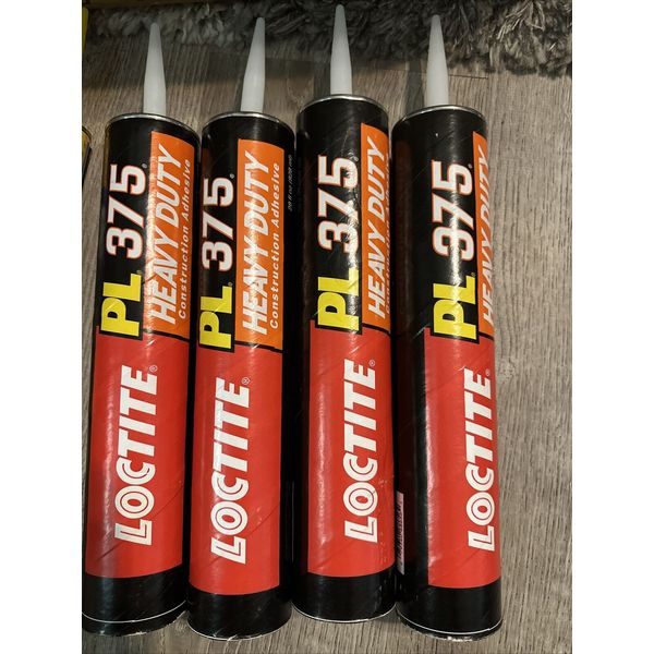 LOCTITE PL 375 28 Oz. Heavy Duty Construction Adhesive 1390599 Pack of 4