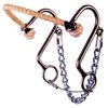 Reinsman 903 Ring Combination Rope Nose Hackamore; Stage E