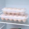 Egg Storage Fridge Egg Boxes - Eggs Storage for Kitchen Eier Container with Lid, Eier Holder fits 10 Eggs